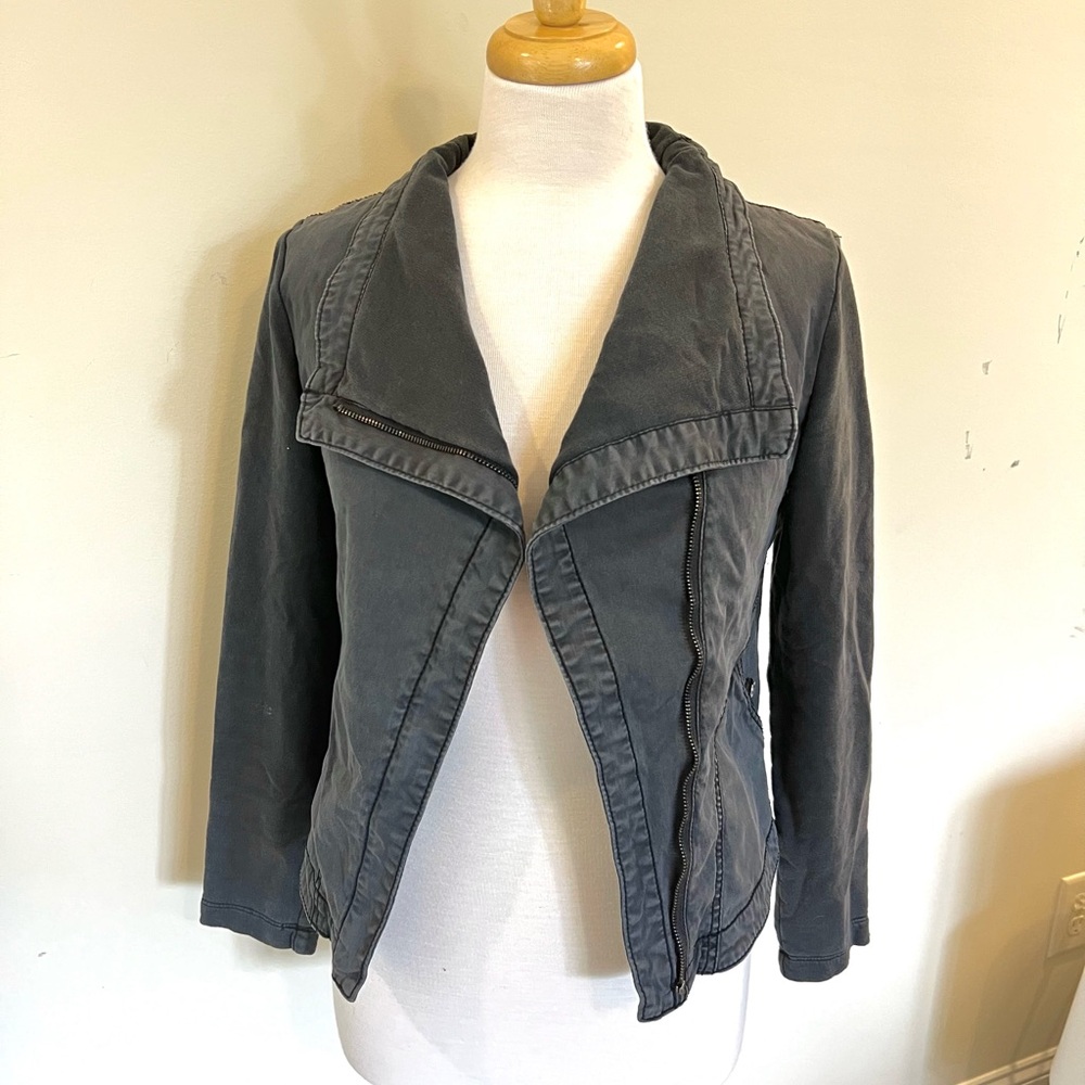 Charcoal Grey Marrakech Zip Up Jacket Size: XS